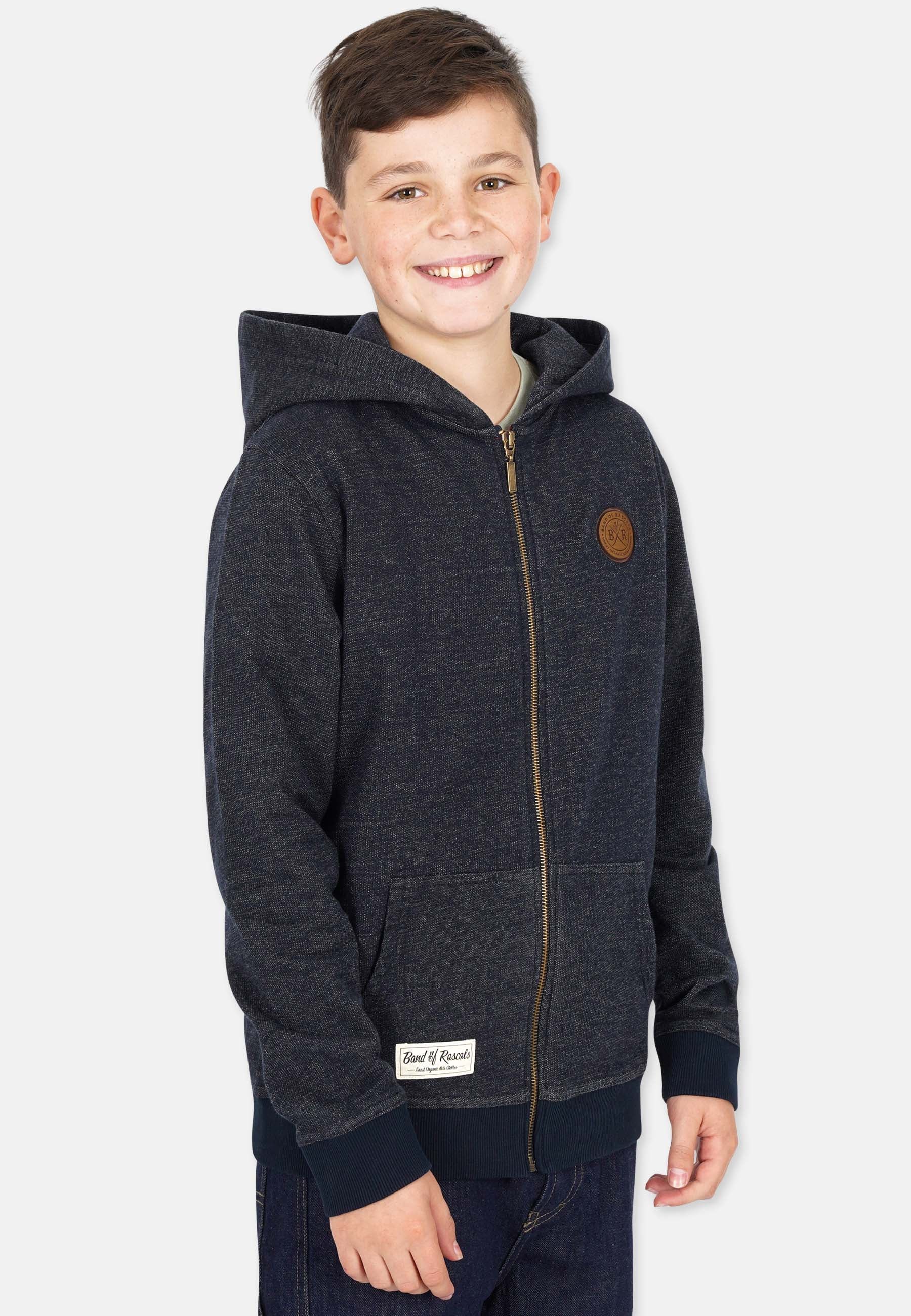 Denim Zip Hooded