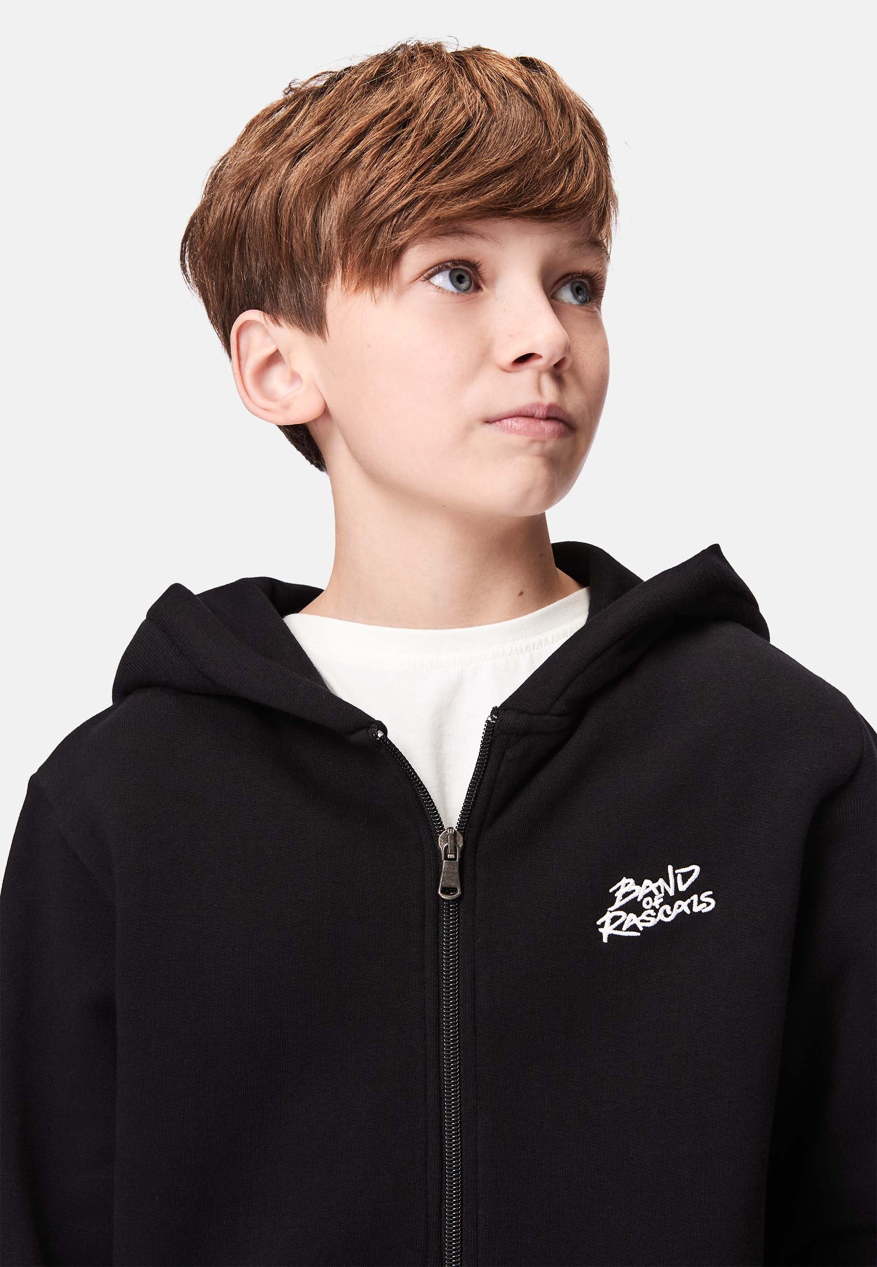 New School Zip Hooded