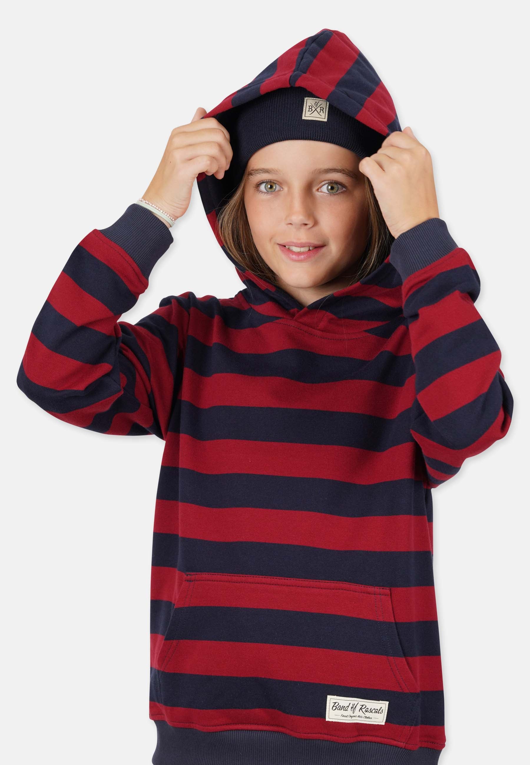 Striped Hooded