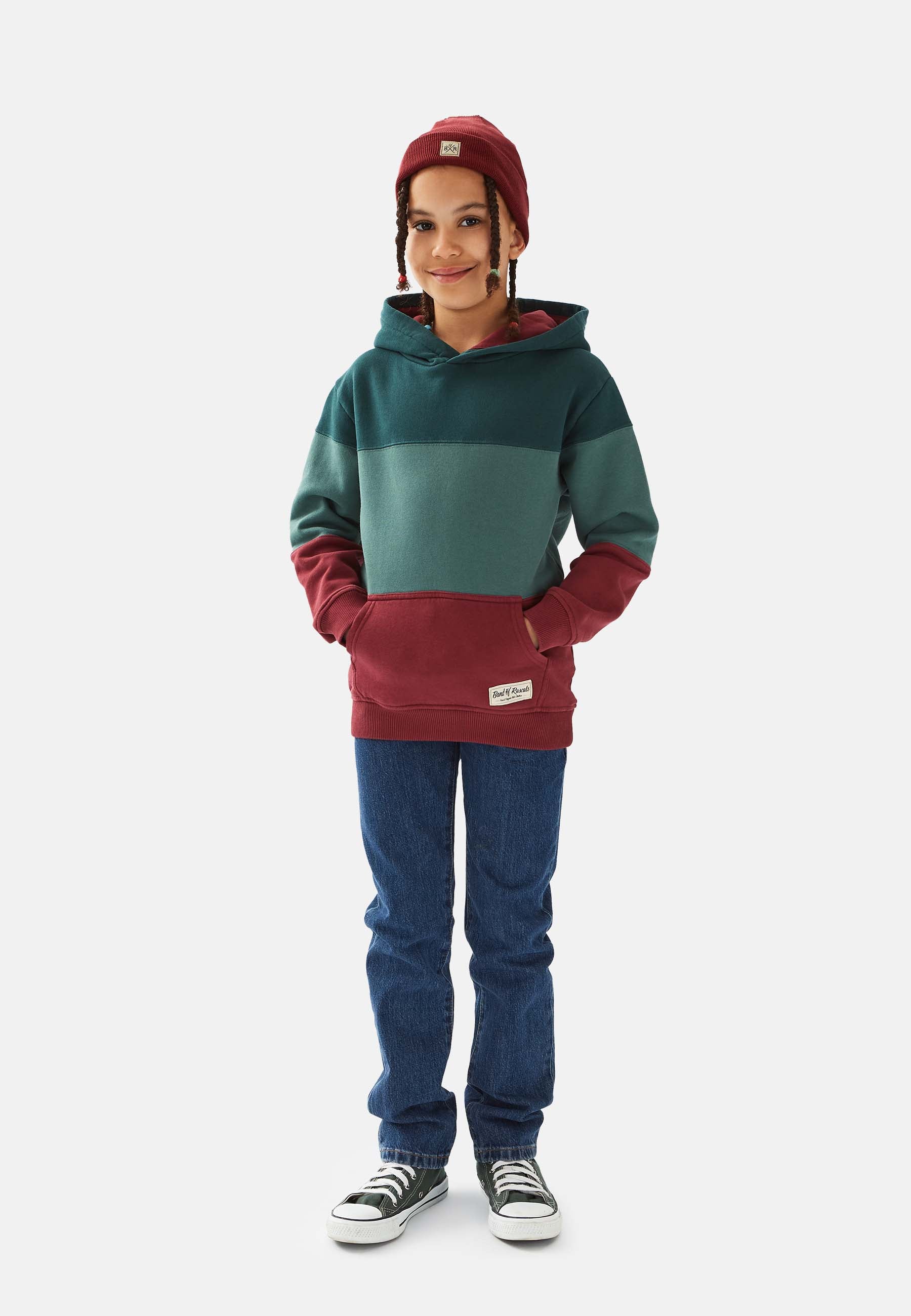 3C Block Hooded