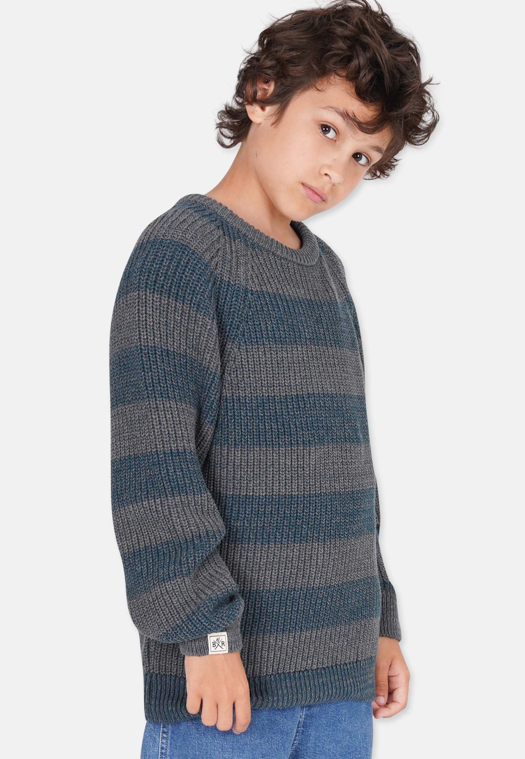 Striped Rib Pullover