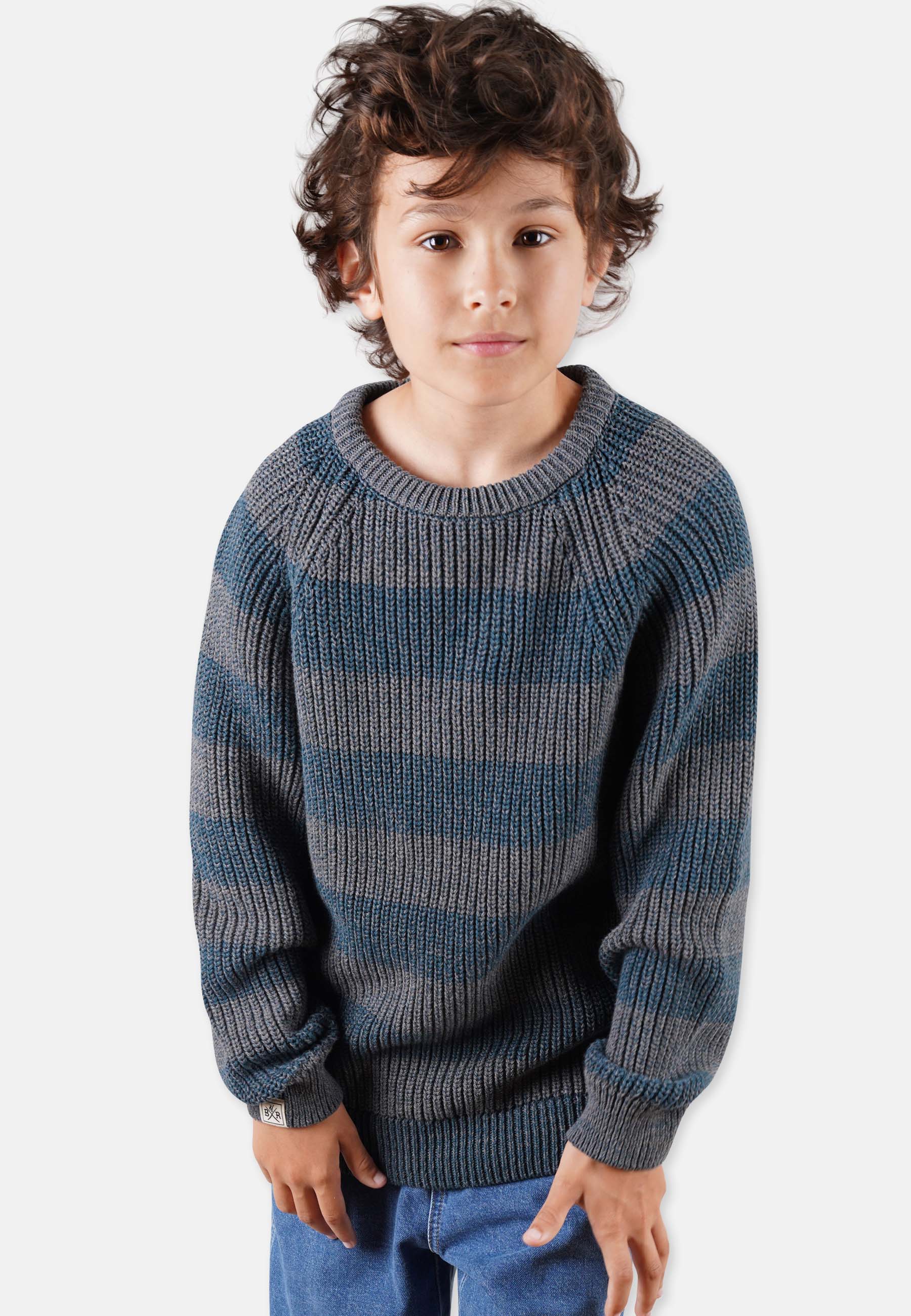 Striped Rib Pullover