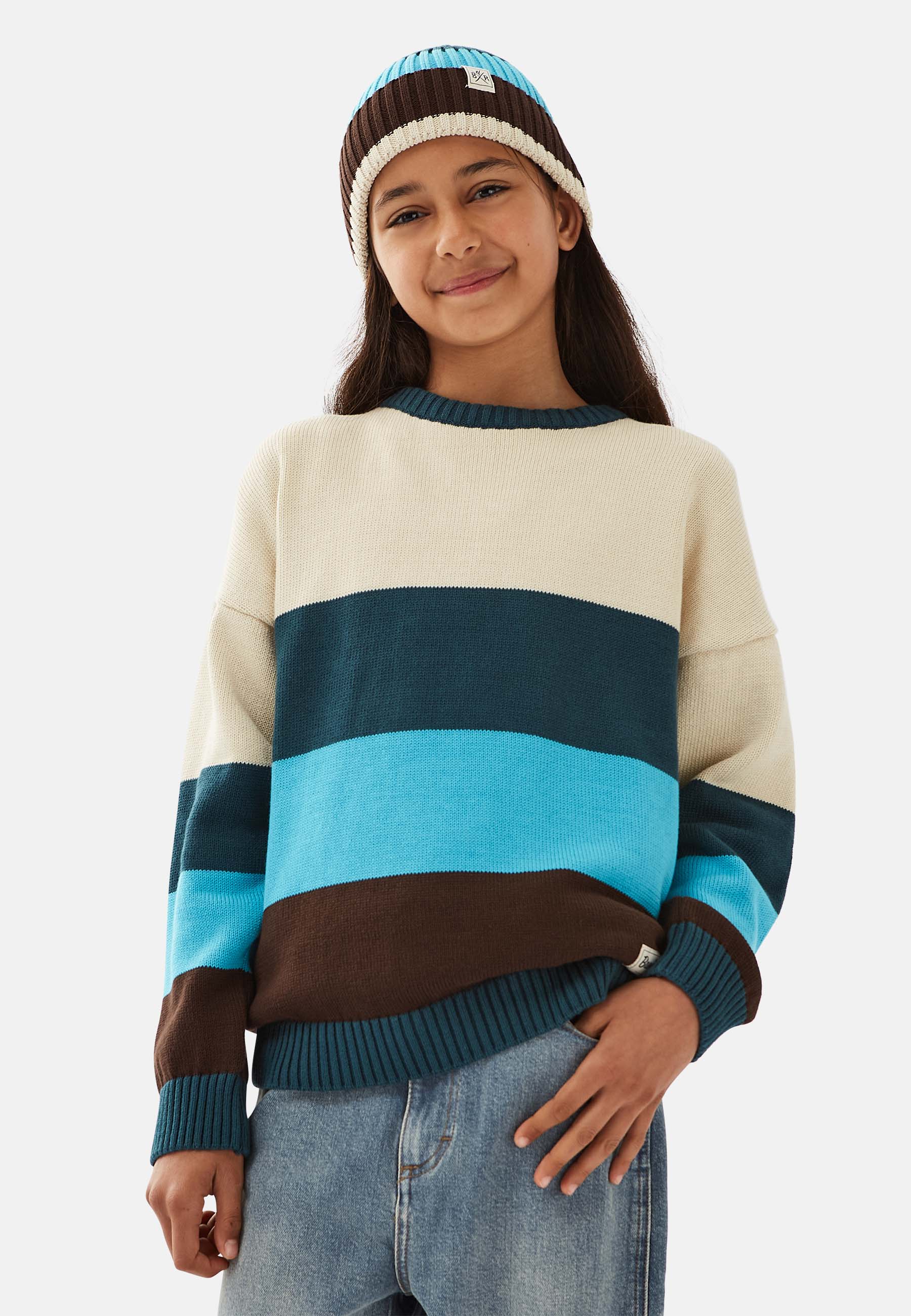 Boxy Block Pullover