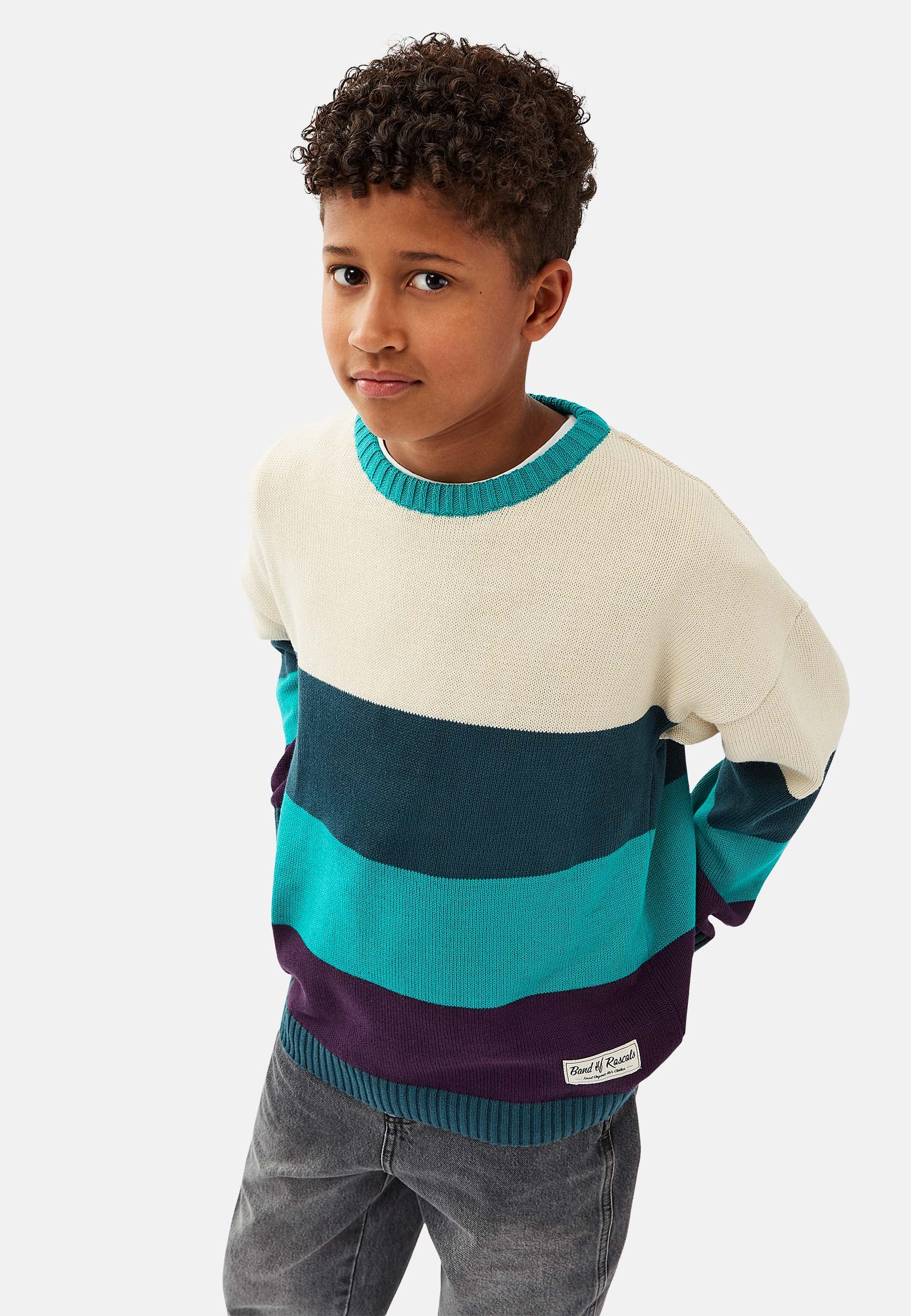 Boxy Block Pullover