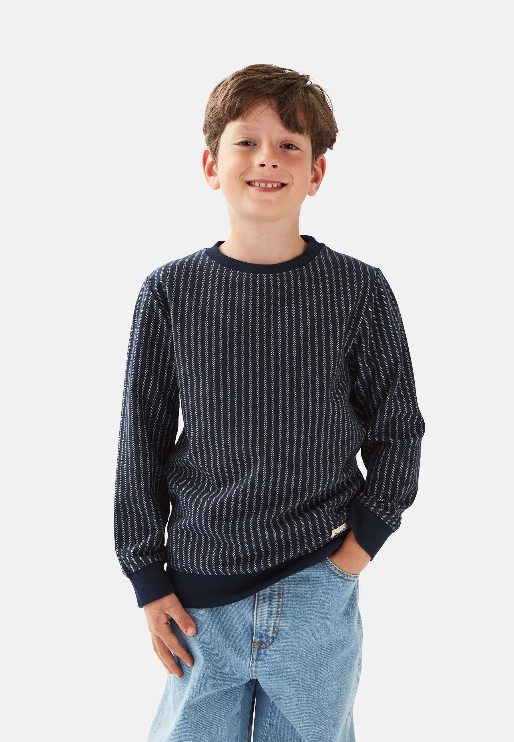 Vertical Striped Sweat