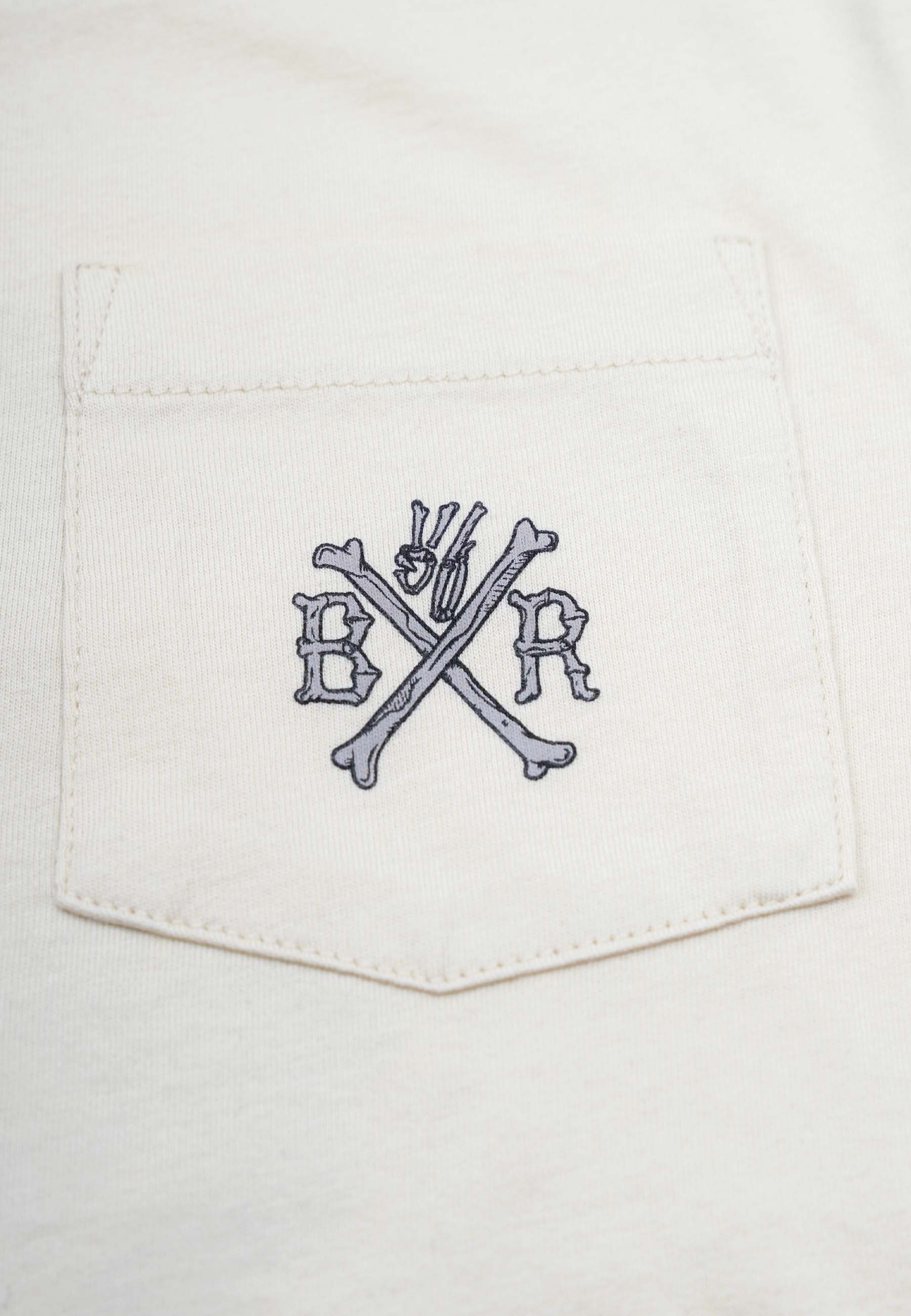 Skeleton Surfer Pocket T-Shirt