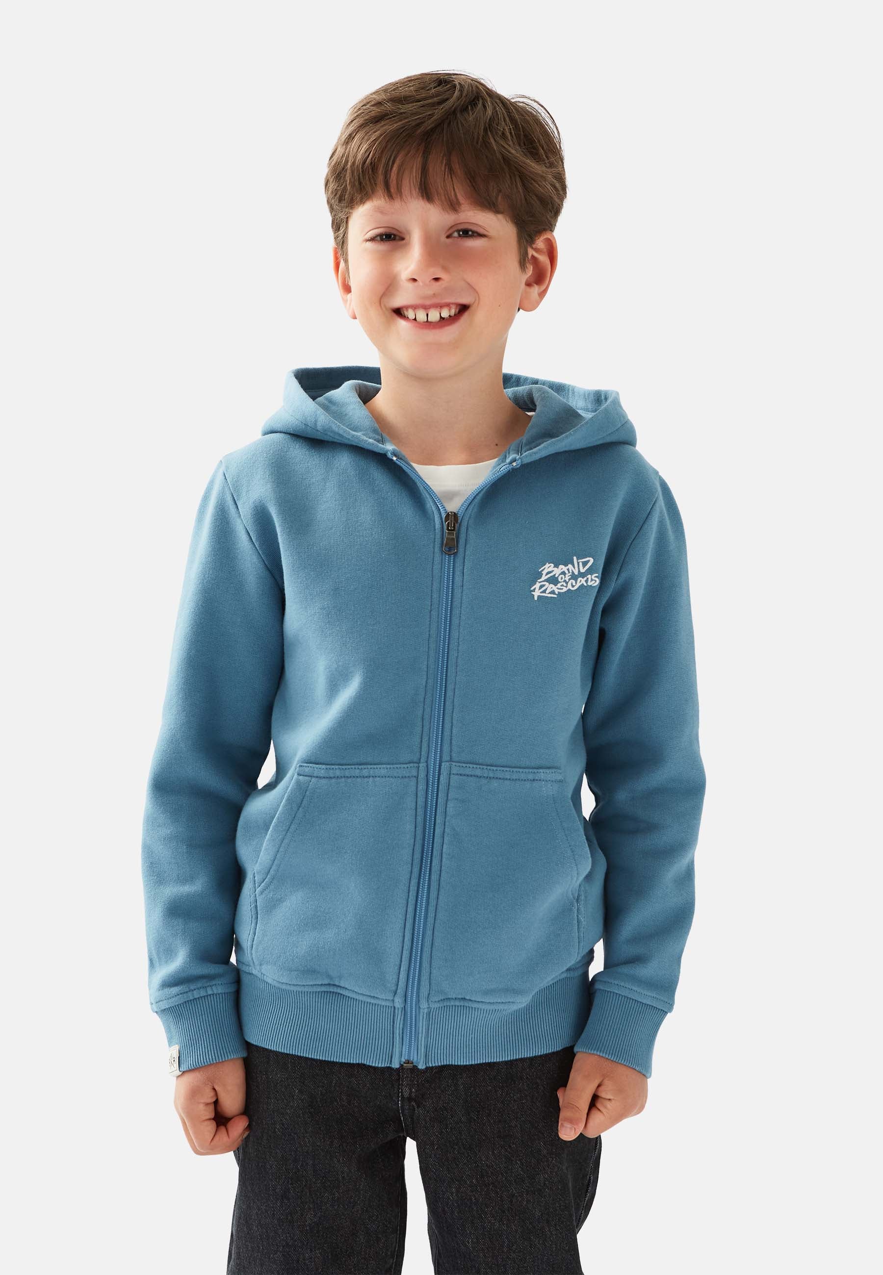 New School Zip Hooded