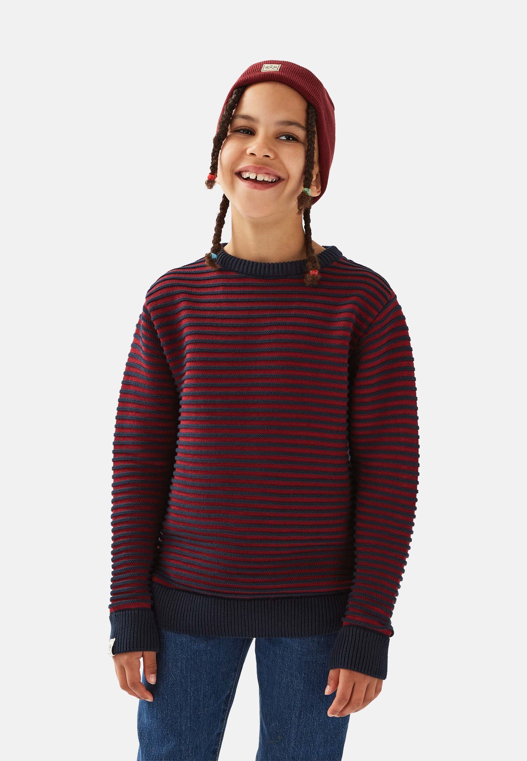 3D Stripe Pullover