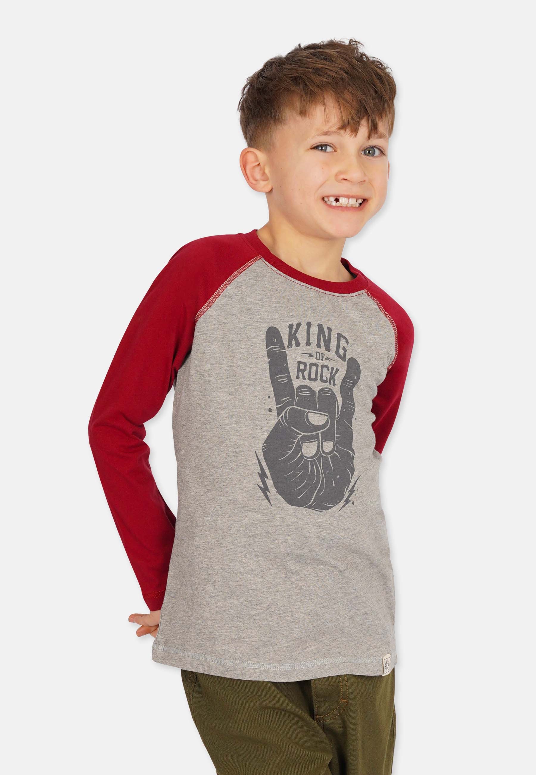 King of Rock Raglan Longsleeve