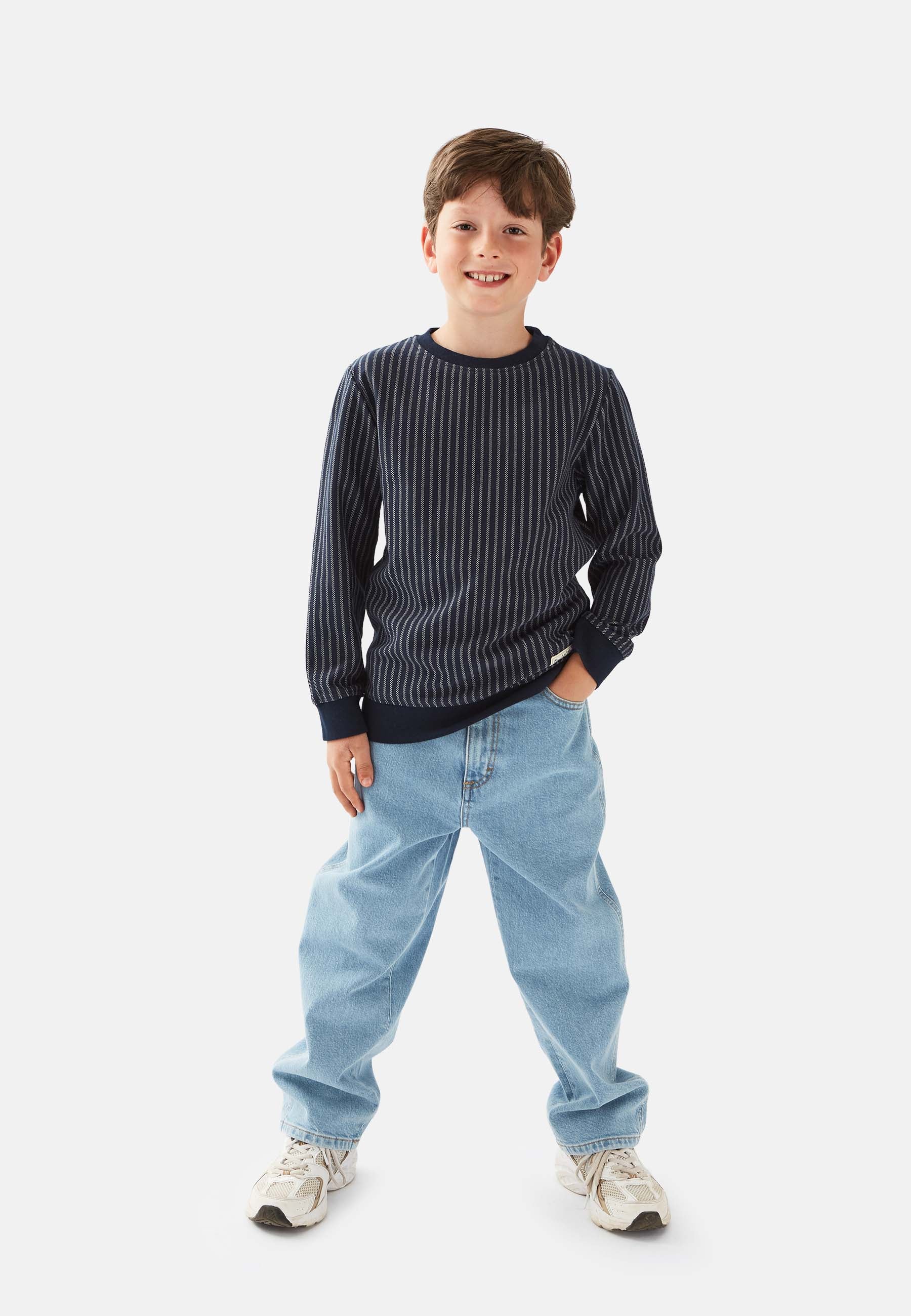 Vertical Striped Sweat