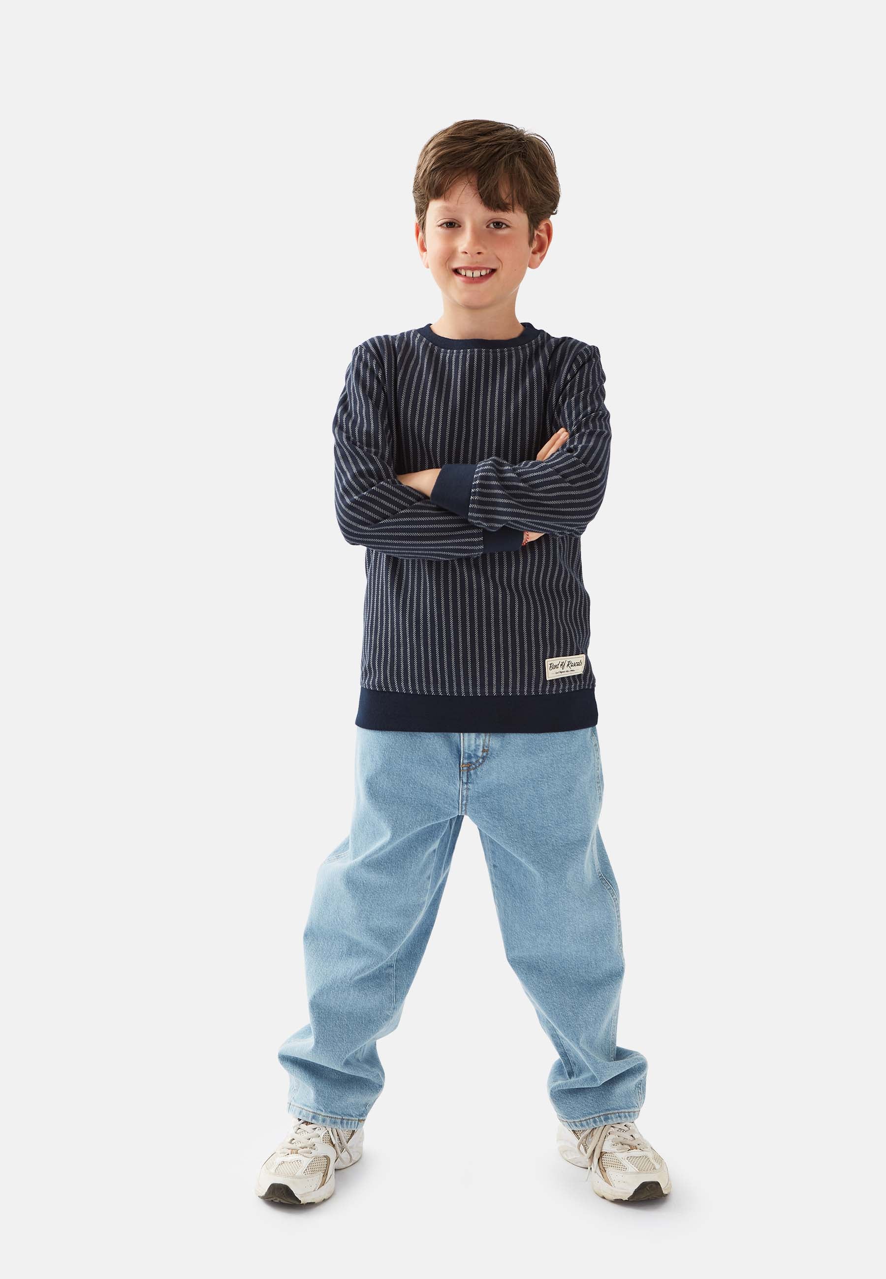 Vertical Striped Sweat
