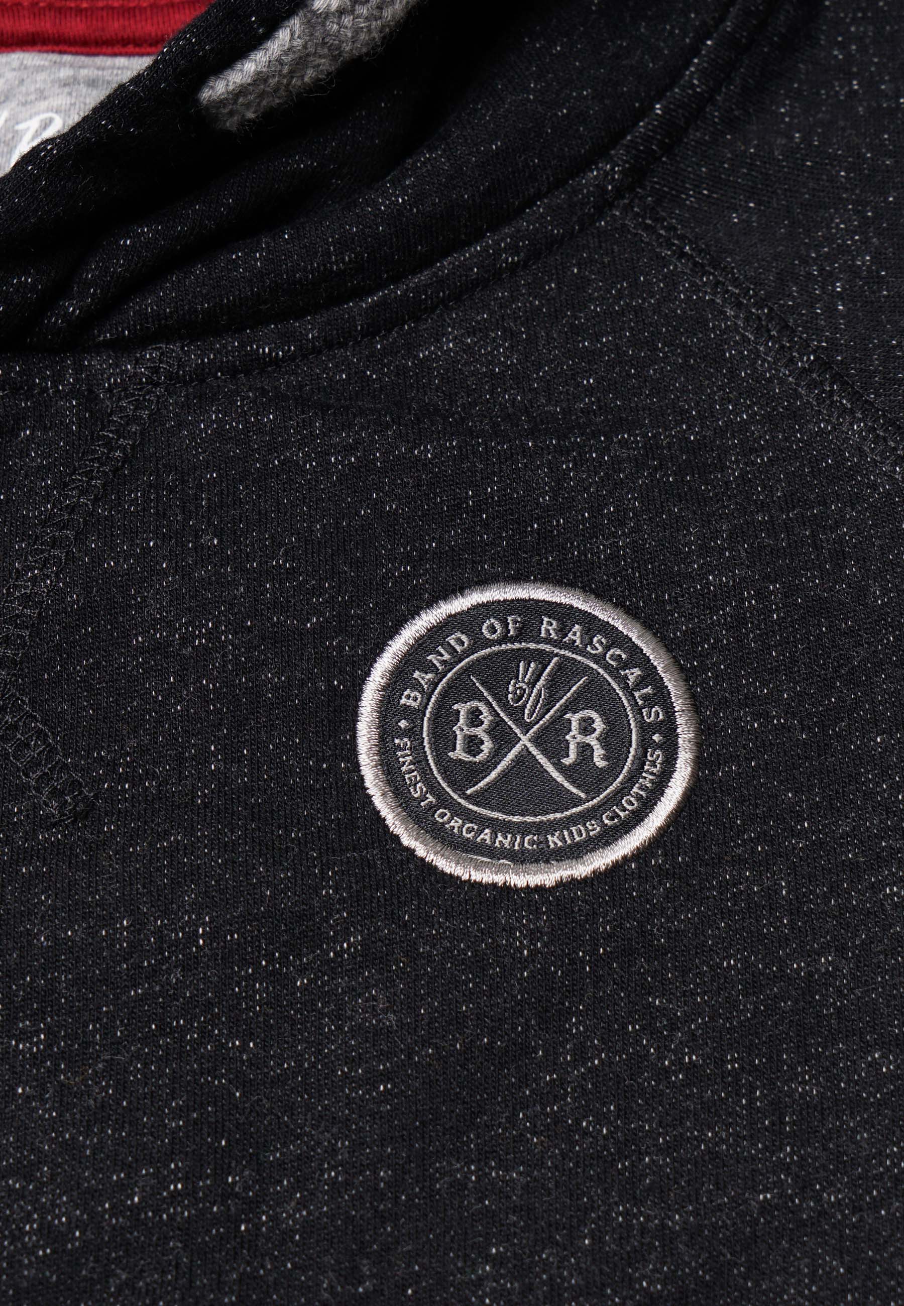 Denim Raglan Hooded
