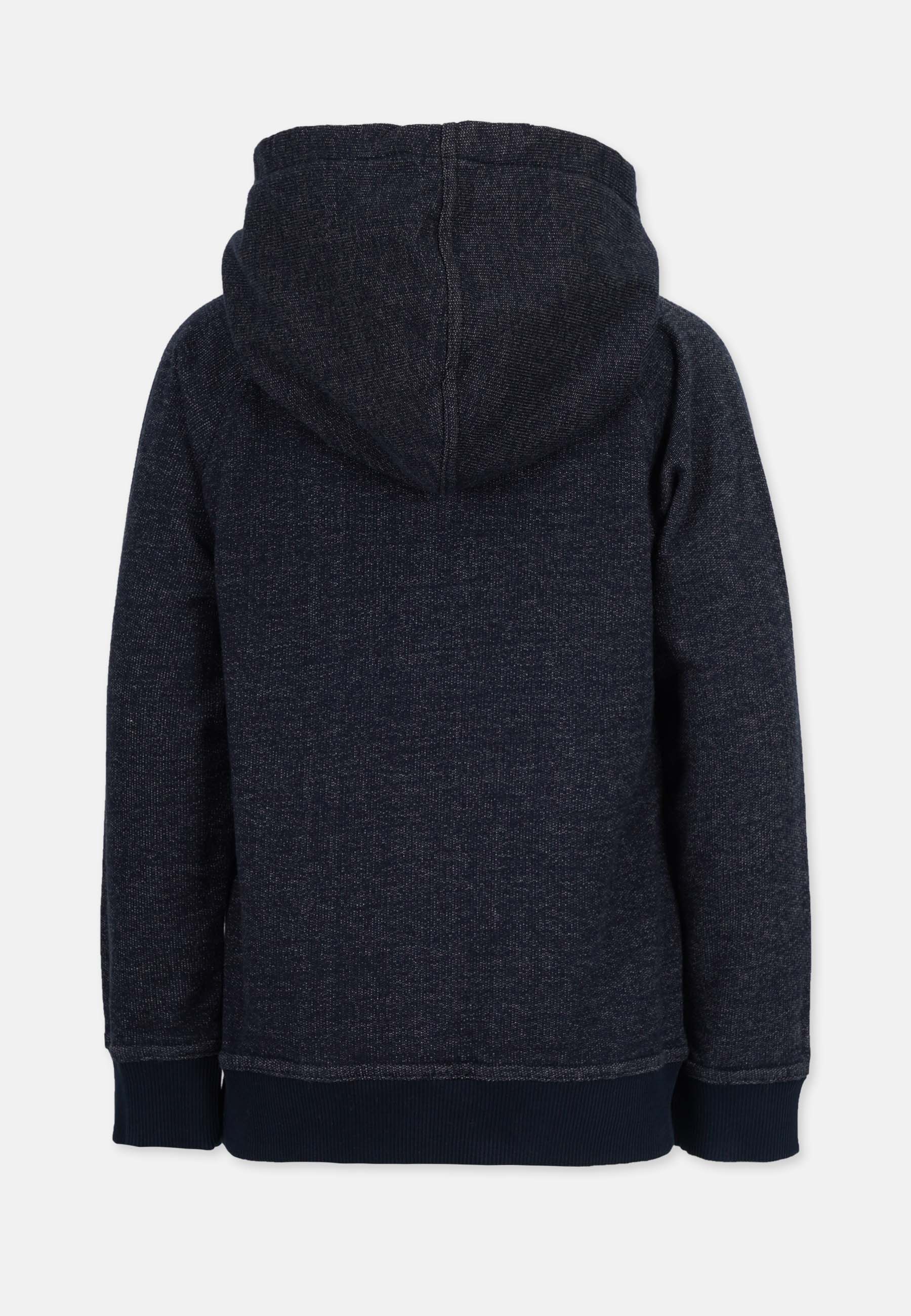 Denim Raglan Hooded