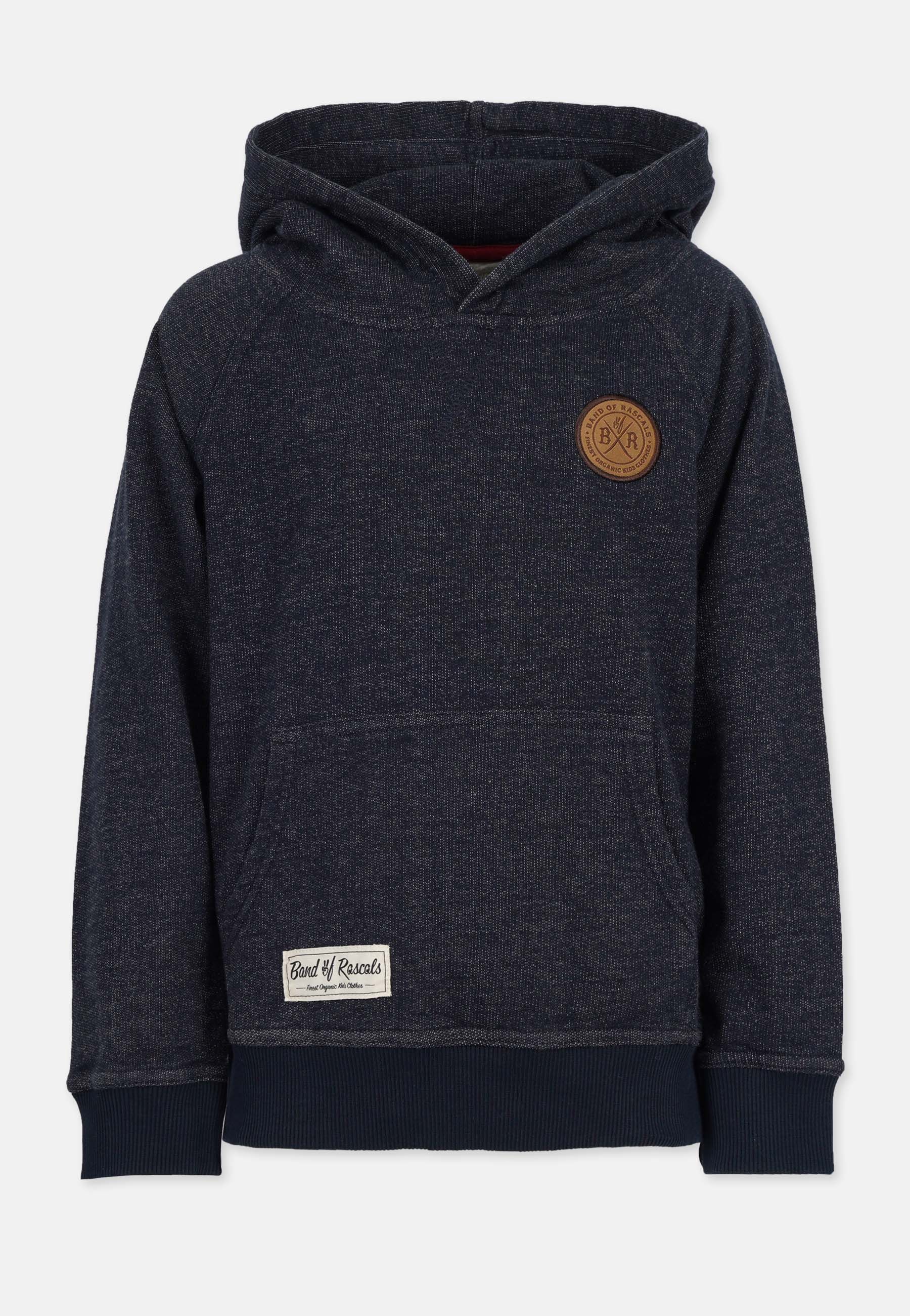 Denim Raglan Hooded