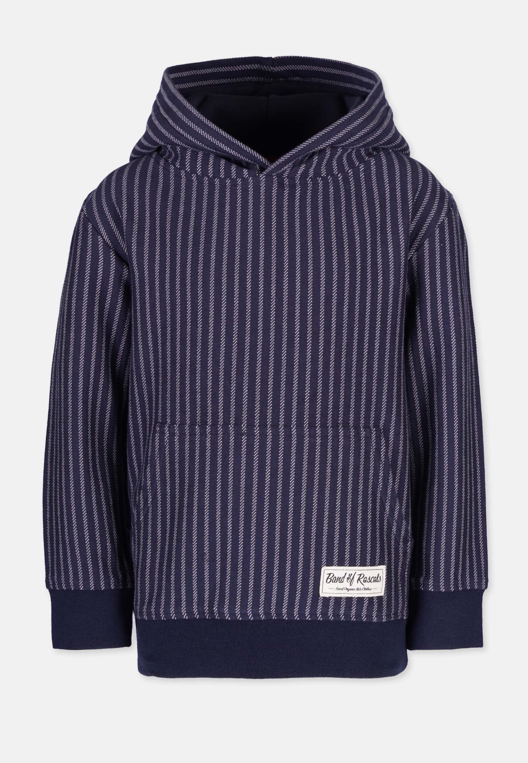Vertical Striped Hooded