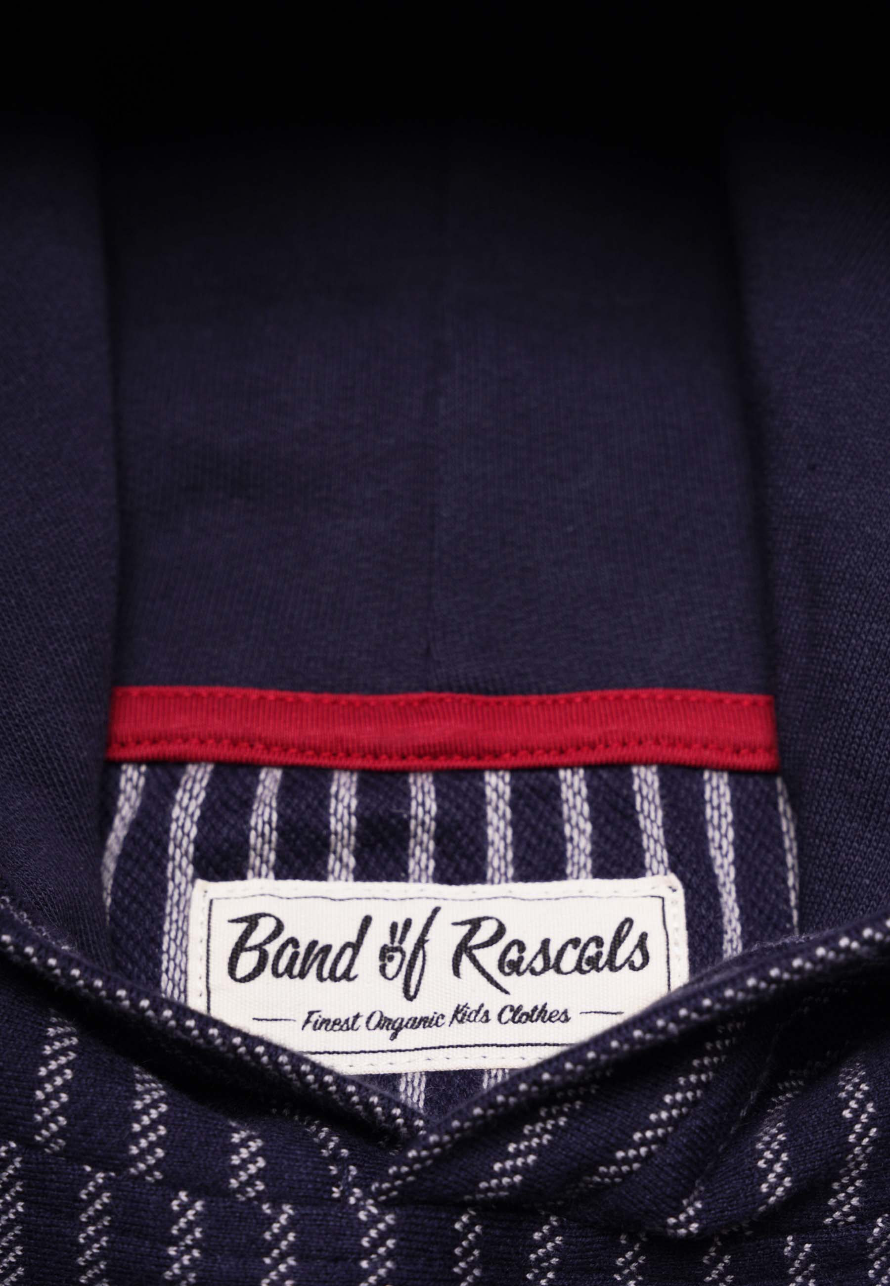 Vertical Striped Hooded