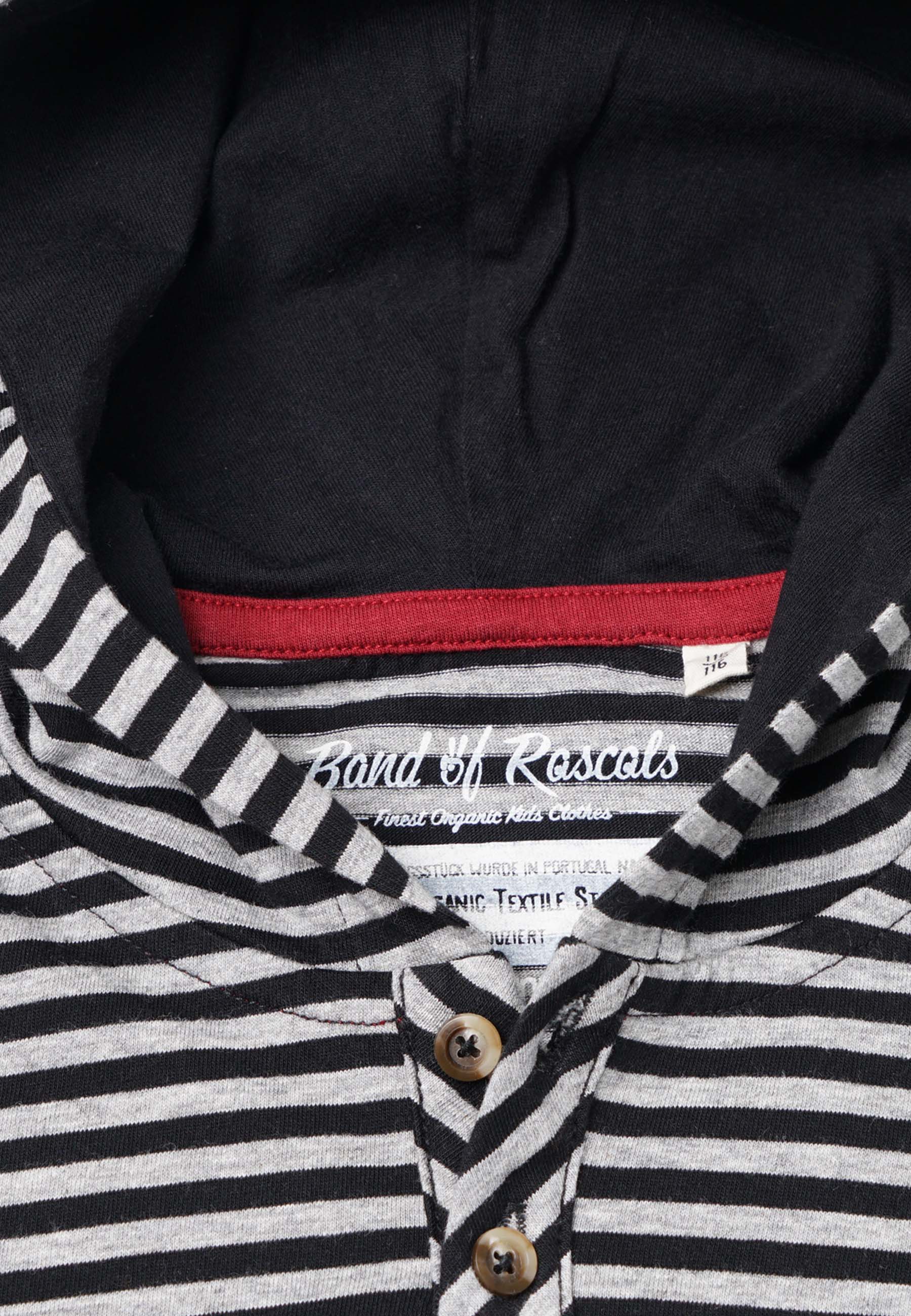 Striped Hooded Longsleeve