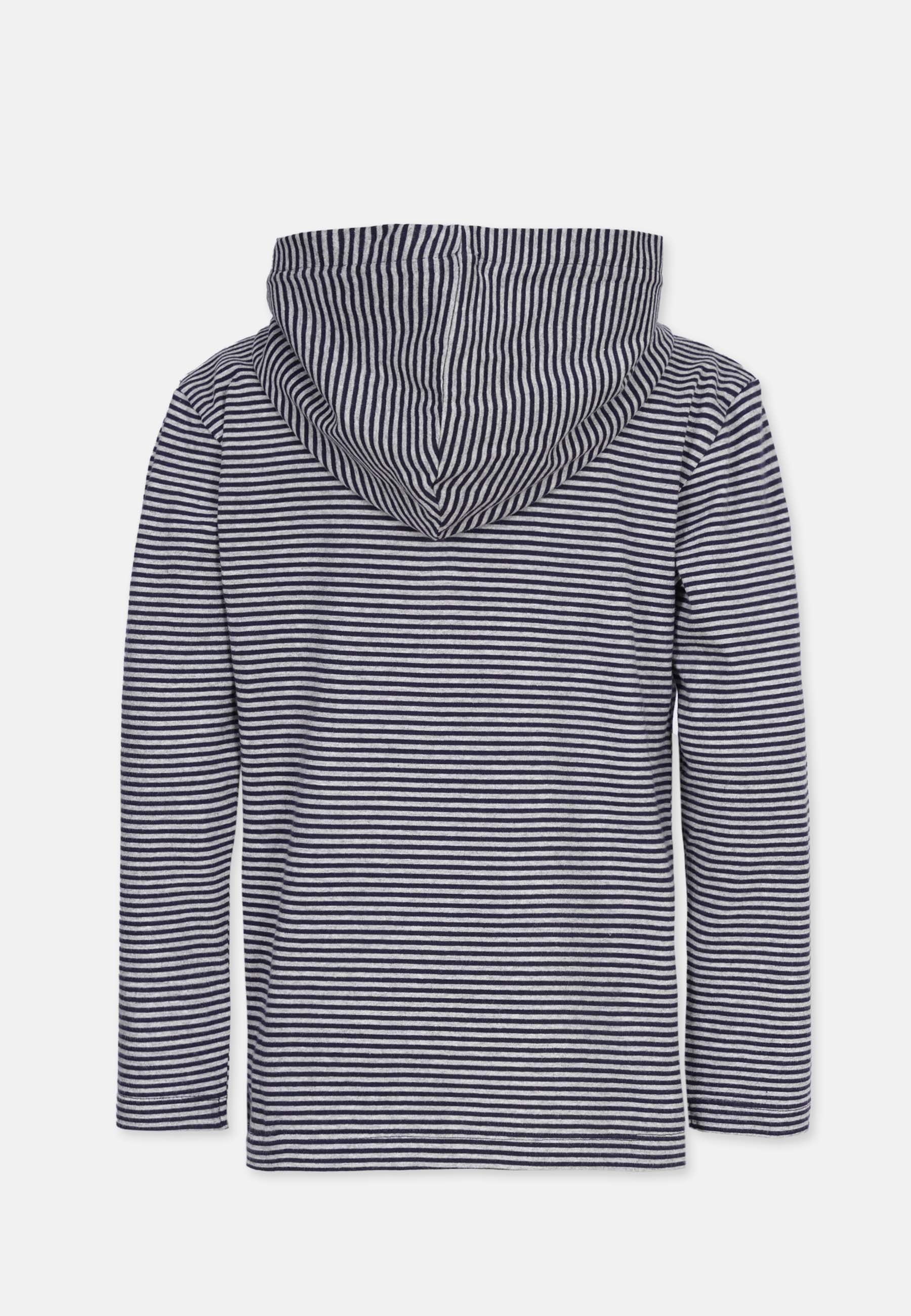 Striped Hooded Longsleeve