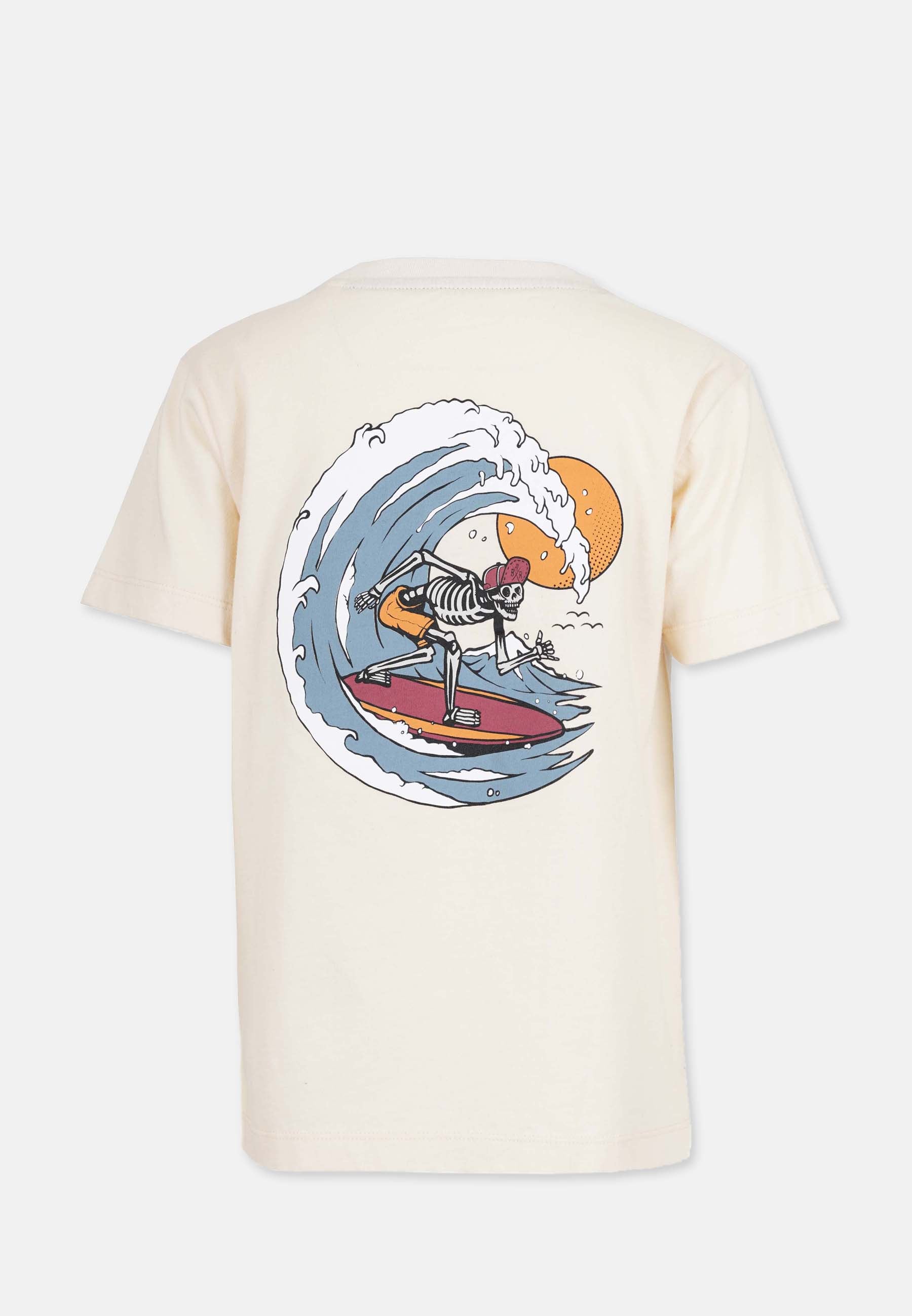 Skeleton Surfer Pocket T-Shirt